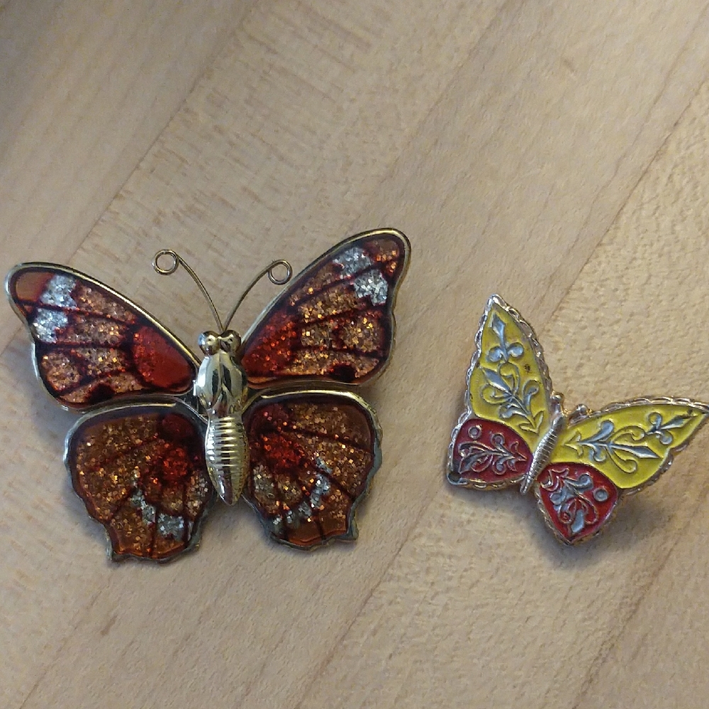 Vintage Butterfly Brooches